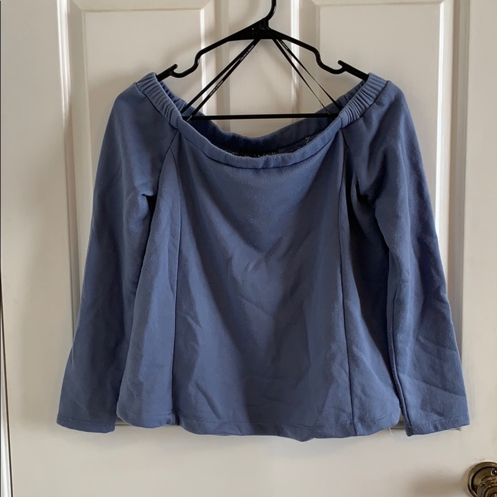 Off-shoulder sweater